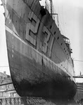 USS Hatfield (DD-231) in dry dock, 1932 