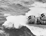 USS Hawkins (DD-873) in heavy seas, 1960 