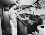 Vegetable Preparation Room, USS Herbert J Thomas (DD-883) 