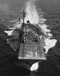 USS Hornet (CV-12) at sea, 1968 