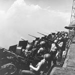 20mm guns of USS Hornet (CV-12), Tokyo Raid, 1945 