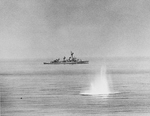 USS Ingersoll (DD-652) under fire off Vietnam, 1967 