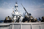20mm Gun Crew on Forecastle, USS Iowa (BB-61) 