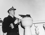 Commander Gordon P. Chung Hoon on USS John W Thomason (DD-760), 1952 