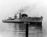 Newly launched USS Johnston (DD-557), Tacoma, 1943 