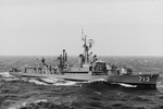 USS Kenneth D Bailey (DD-712) in the Mediterranean, 1968 
