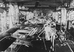 Inside Hanger of USS Langley (CV-1), 1920s 