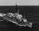 USS Leonard F Mason (DD-852) off Oahu, 1974 