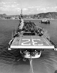 USS Leyte (CV-32), Sasebo Harbour, 1950 