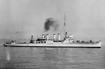 USS Manley (DD-74) as fast transport, 1939 