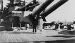 President Elect Hoover on USS Maryland (BB-46) 