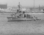 USS Massey (DD-778) off Naples, 1949 