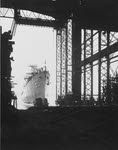 USS McDougal (DD-358) being launched, 1936 