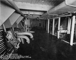 Damage to forward berthing compartment, USS Michigan (BB-26) 