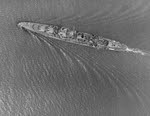 USS Moffett (DD-362) from above, 1945 