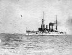 USS Montana (ACR-13) at Newport, First World War