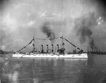 USS Montana (ACR-13) at Philadelphia Founders Week, 1908 