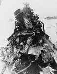 Kamikaze Damage to USS Newcomb (DD-586)