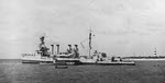 USS Omaha (CL-4) aground in the Bahamas, 1937 