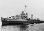 USS Ordronaux (DD-617) at Boston, 1943 