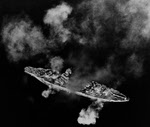 USS Pennsylvania (BB-38) bombarding Guam 