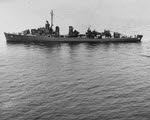 USS Phelps (DD-360) off New York Navy Yard, 1945 