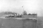 USS Preston (DD-19) on Builder's Trials, 1909 