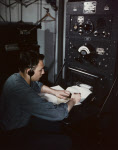 Aerographer on USS Randolph (CV-15)