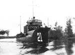 USS Reid (DD-21) in Louisiana Intercoastal Canal 