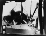 USS Richard B Anderson (DD-786) firing, Vietnam, February 1966