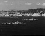 USS Robert K Huntington (DD-781) in the Mediterranean, 1950s 