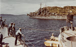 USS Saint Louis (CL-49) at Tulagi, 1943 
