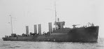 USS Smith (DD-17) at anchor, 1910 