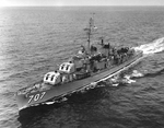 USS Soley (DD-707) off Florida, July 1959 