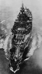 USS South Dakota (BB-57) from above-front 