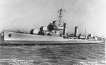 USS Stevenson (DD-645) off Kearny, 1942 