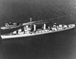 USS Stevenson (DD-645) from above, 1942 