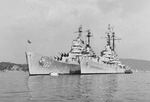 USS Toledo (CA-133) and USS Juneau (CLAA-119), Yokosuka, 1950 