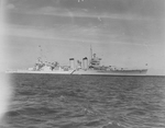 USS Tuscaloosa (CA-37) off St. Johns, 1940 