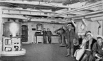 Enlisted men on gun deck, USS Utah (BB-31) 