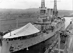 USS Vermont (BB-20) in Gatun Locks, Panama Canal 