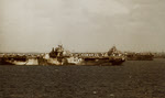 USS Wasp (CV-18) and USS Hancock (CV-19), Ulithi, 1945 