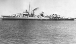 Port view of USS Wickes (DD-578) 