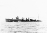 USS Wilkes (DD-67) on trials, 30 September 1916 