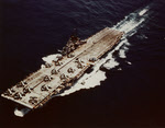USS Yorktown (CV-10) at sea, mid 1943 
