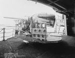 Starboard 5in gun, USS Yorktown (CV-5)