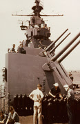 Crew setting fuses, USS Yorktown (CV-10), 1943 