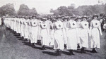 VADs on parade, Buckingham Palace, 1918 