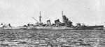 Side view of Aoba Class Cruiser 