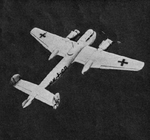 Arado Ar 240 from Above 
